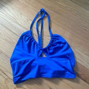Edikted Blue Halter Party Top